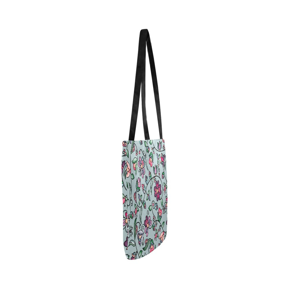Amber Evening Garland Turquoise Reusable Shopping Bag (Two sides)