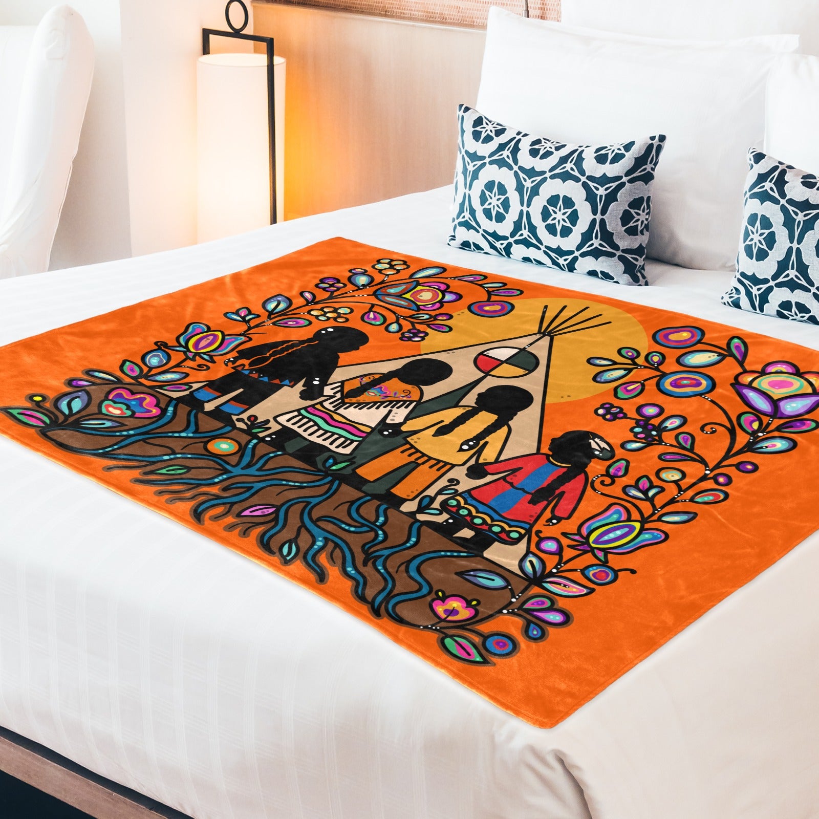 Rooted in Culture Ultra-Soft Micro Fleece Blanket 60"x50"