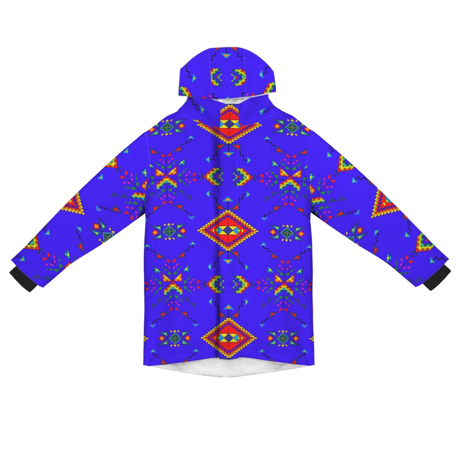 Buffalo Jump Blue Unisex Sherpa Lined Hooded Coat