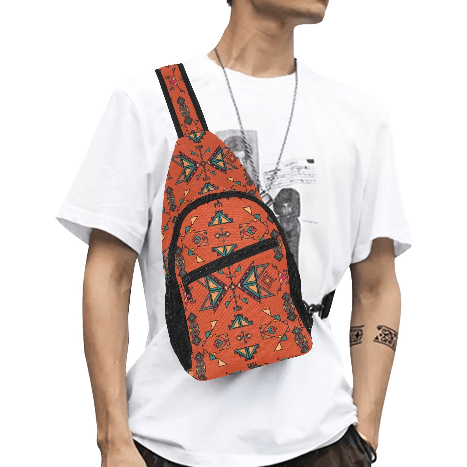 Arrow Dawn Orange Chest Bag