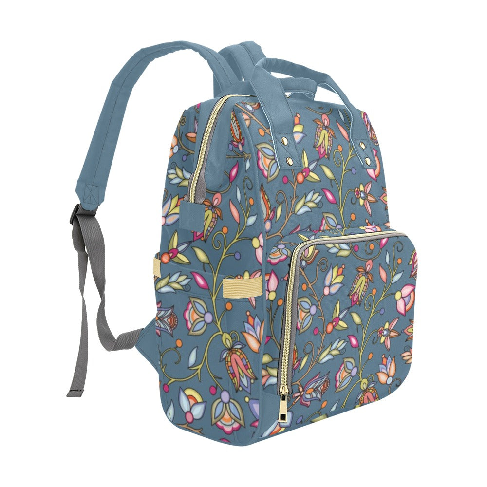 Buffalo Bloom Rainstorm Multi-Function Diaper Backpack/Diaper Bag