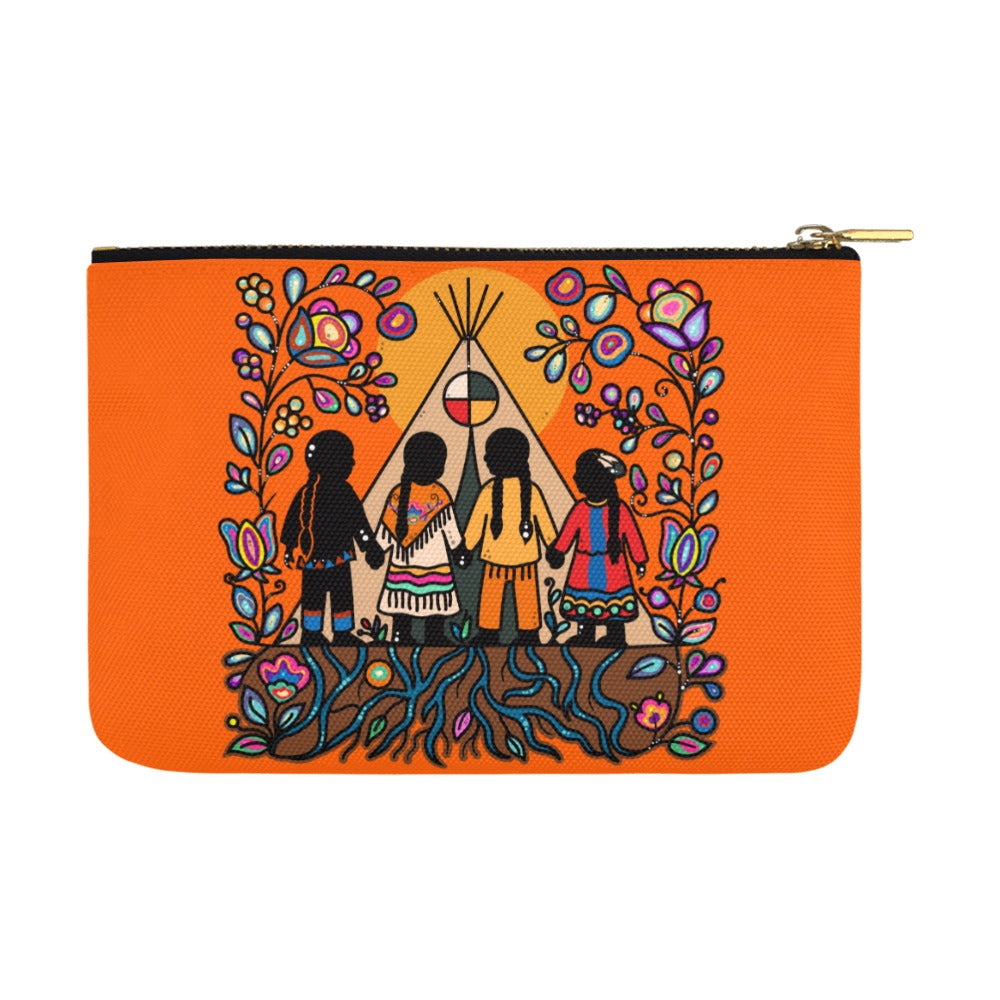 Rooted in Culture Carry-All Pouch 12.5''x8.5''