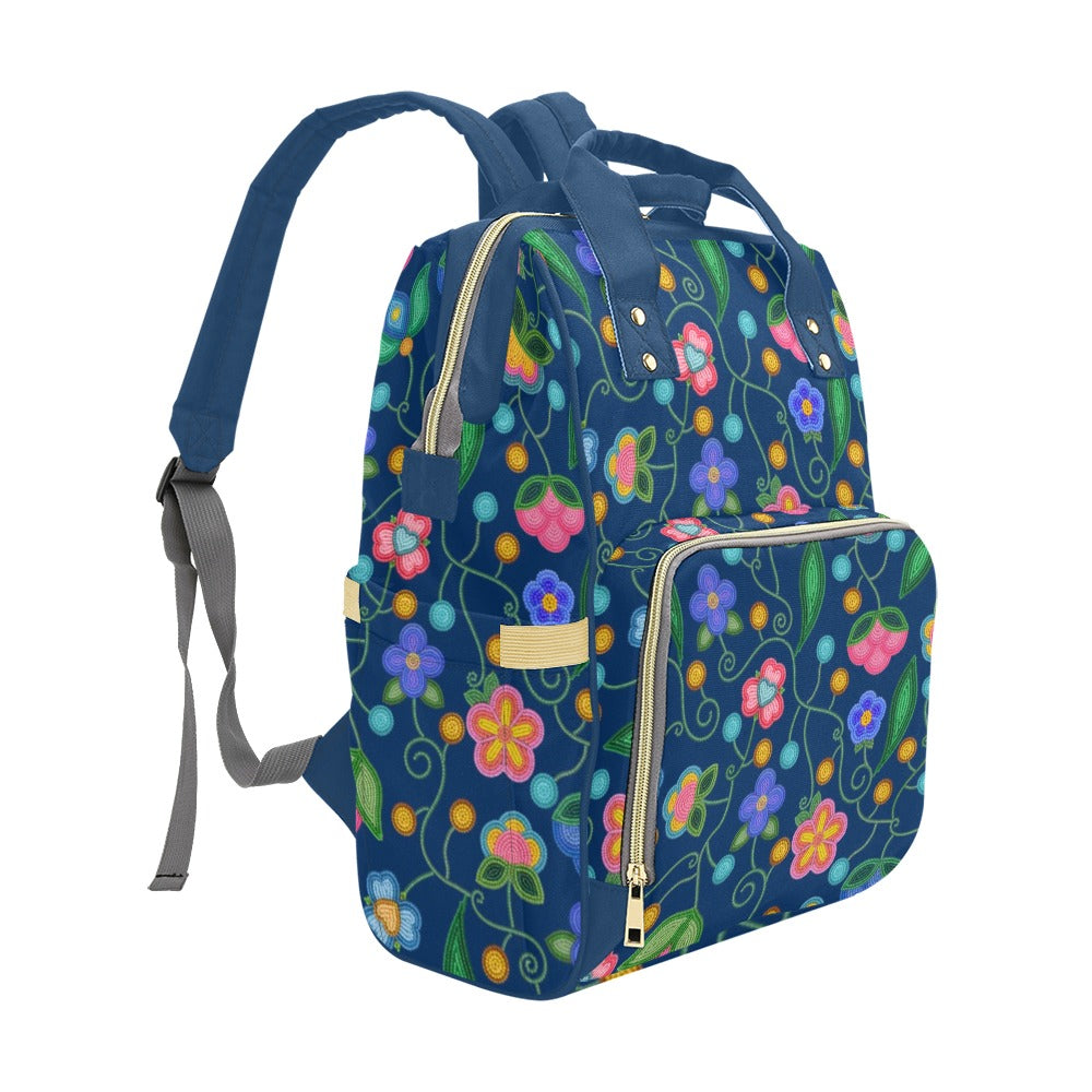 Skyberry Serenade Navy Multi-Function Diaper Backpack/Diaper Bag