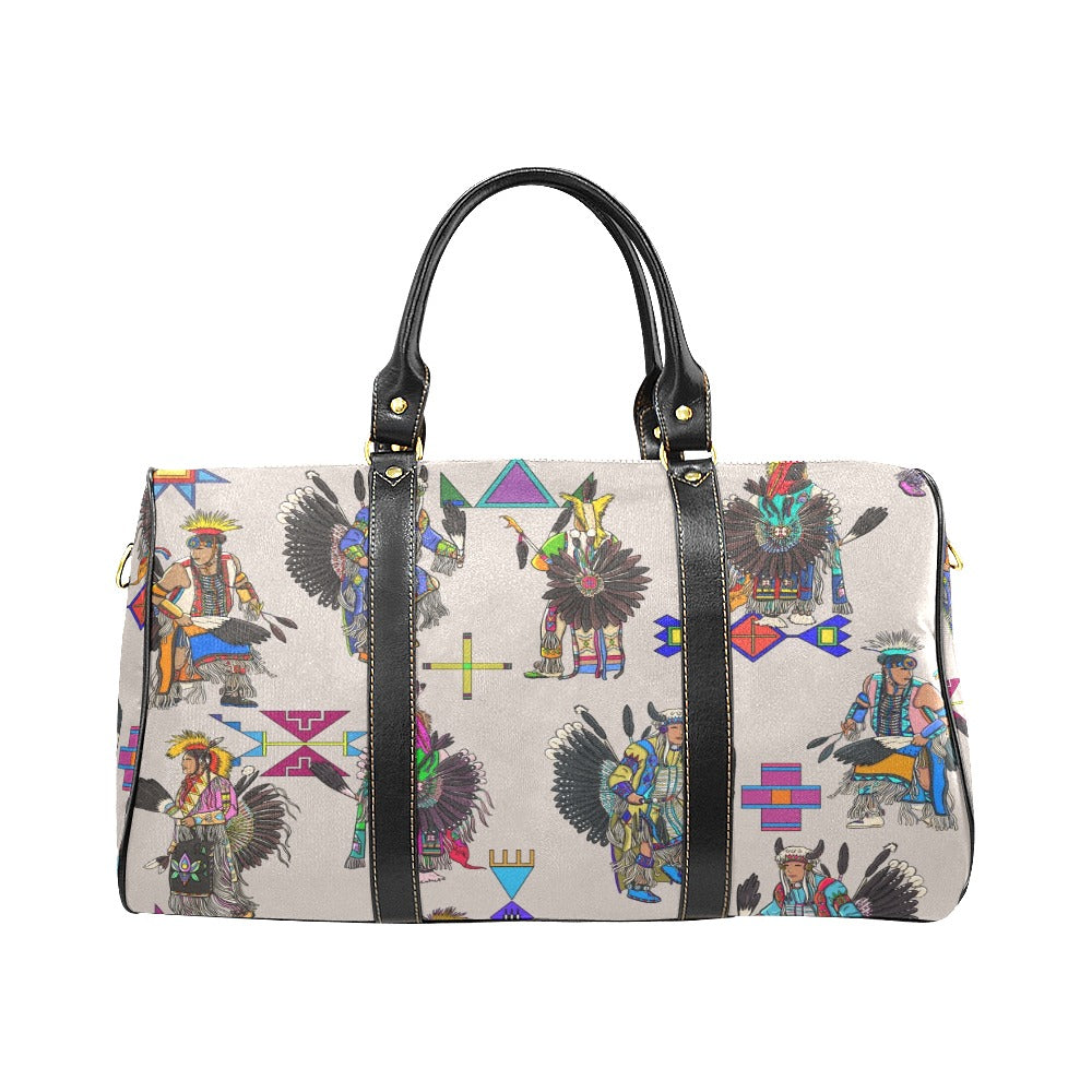 Men's Tradish Dancers Muslin White Waterproof Travel Bag/Small