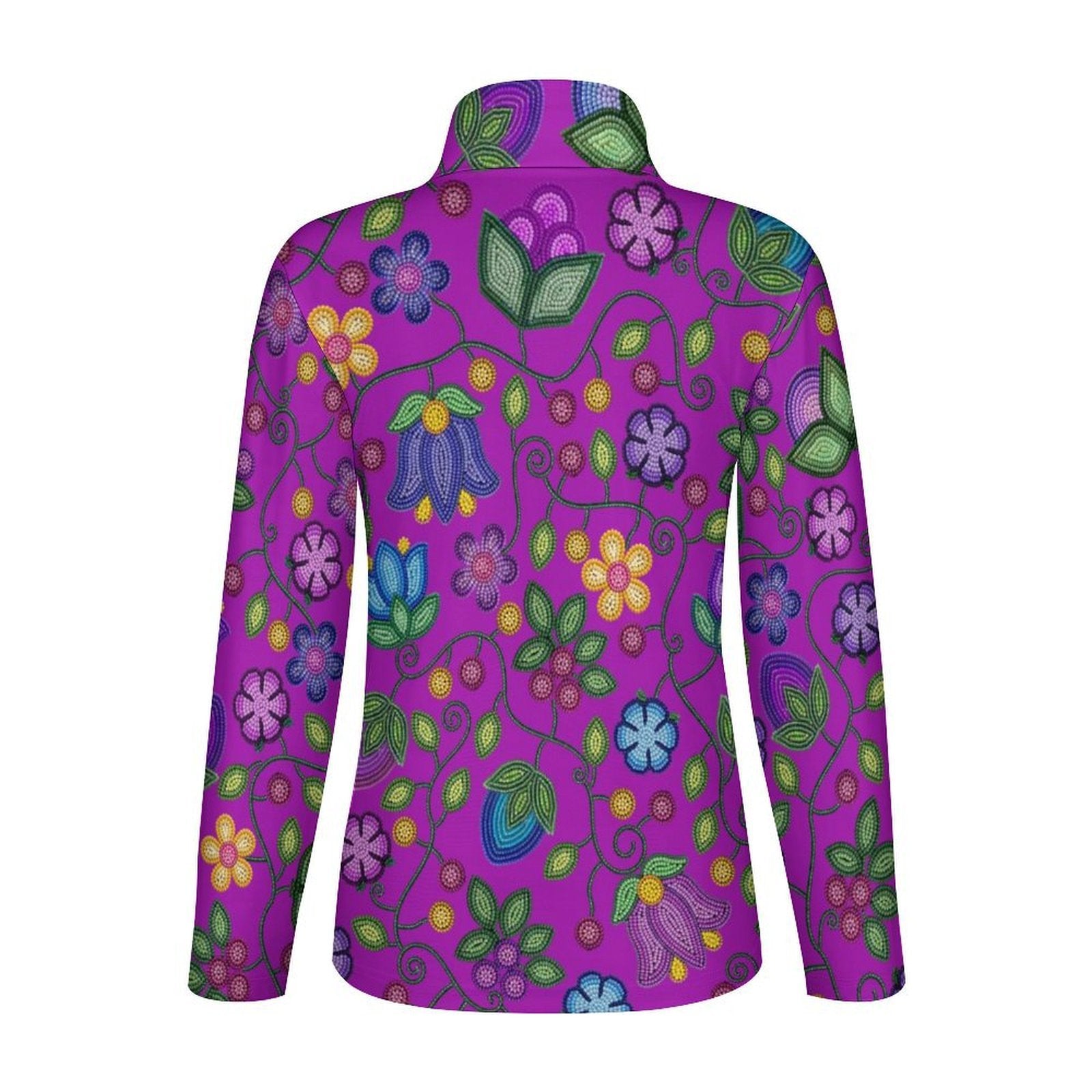 Bloom Uplift Purple Long Sleeve Yoga Shirt