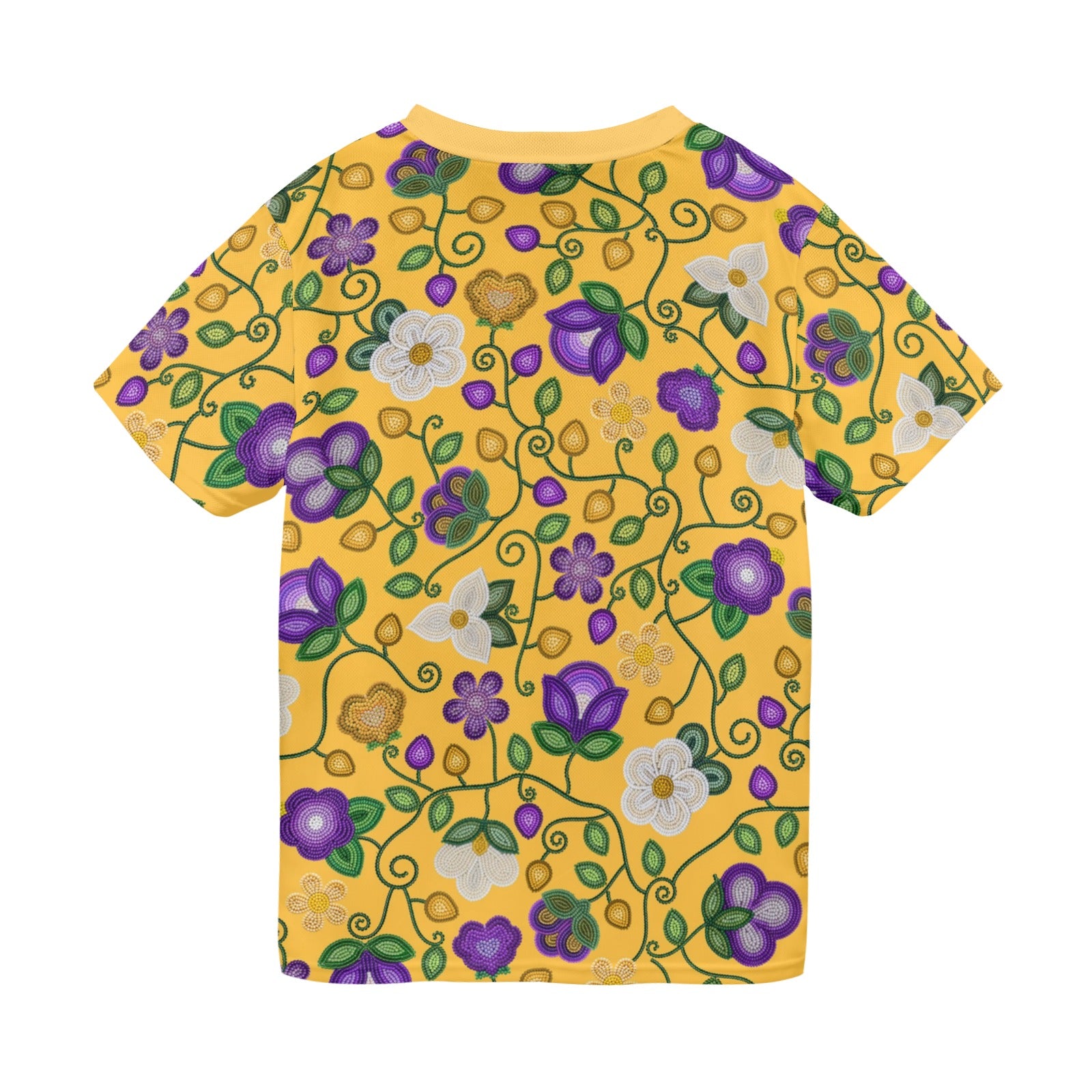 Midnight Moss Bloom Yellow T-shirt for Men
