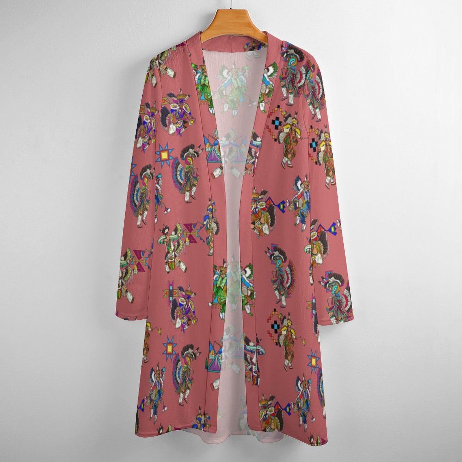 Men's Fancy Dancers Terra Cotta Cardigan