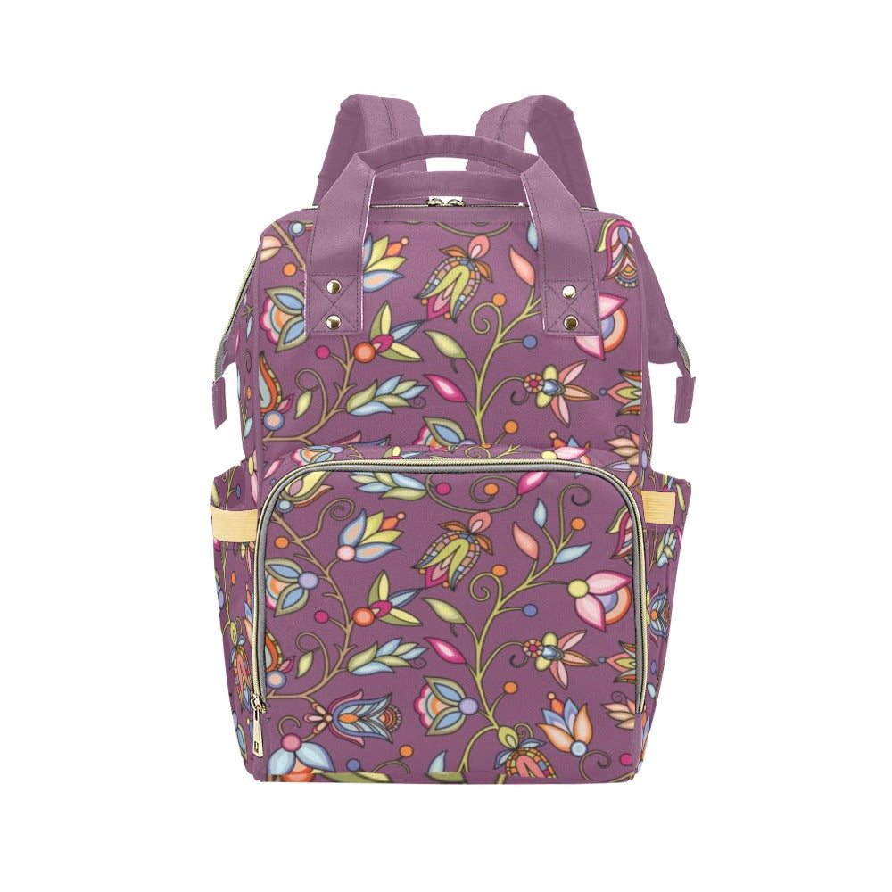 Buffalo Bloom Blush Multi-Function Diaper Backpack/Diaper Bag