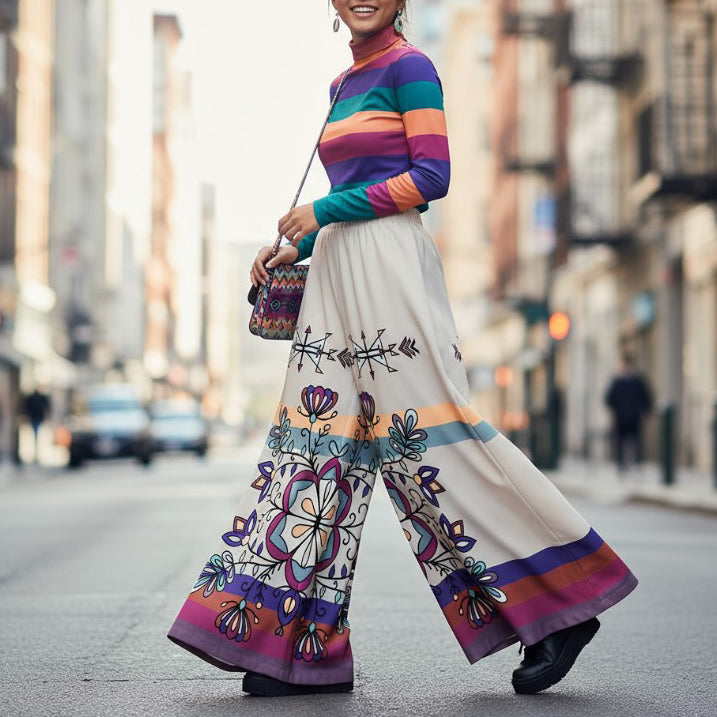 Aurora Petal Glow Ribbon Pant