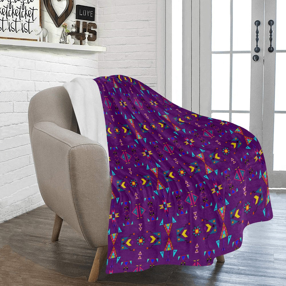 Enemy Territory Berry Ultra-Soft Micro Fleece Blanket 50"x60"