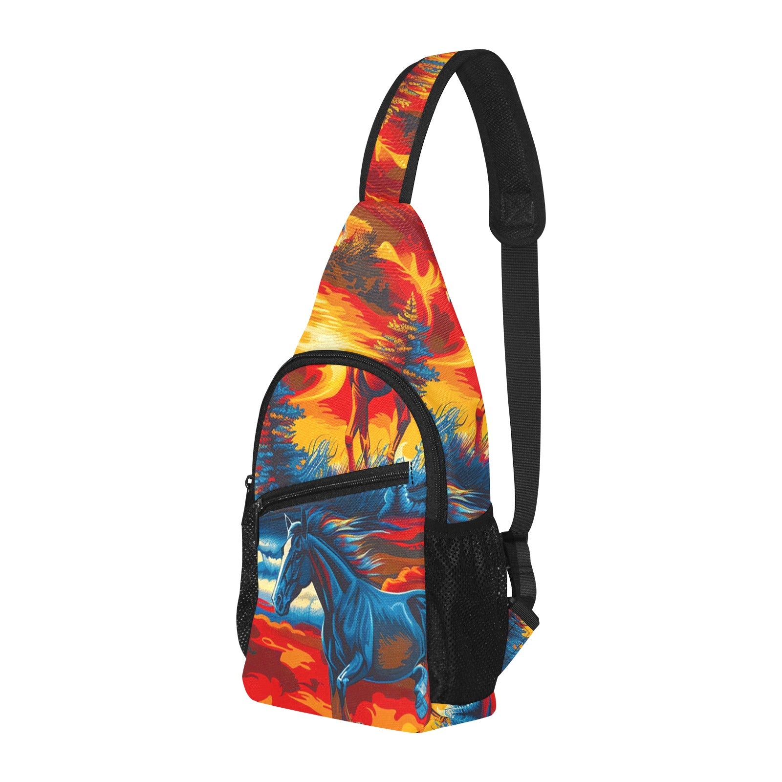 Wilds Horses 2 Chest Bag
