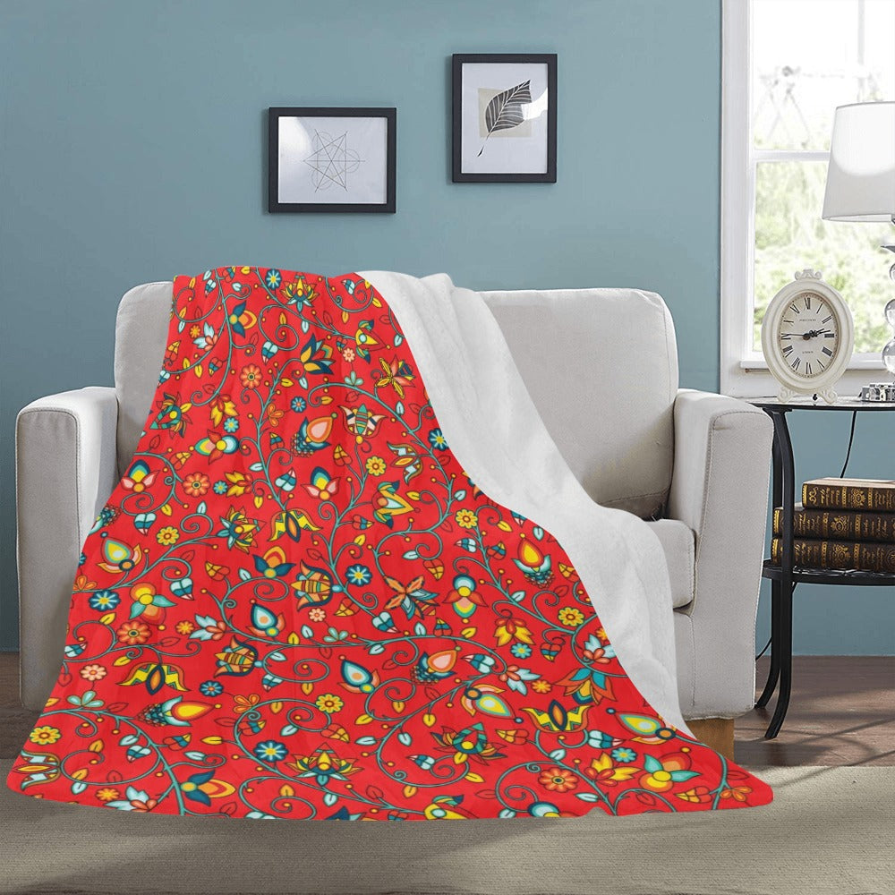 Thorny Path Red Ultra-Soft Micro Fleece Blanket 60"x80"