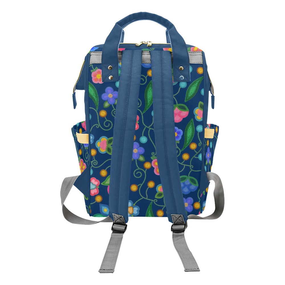 Skyberry Serenade Navy Multi-Function Diaper Backpack/Diaper Bag
