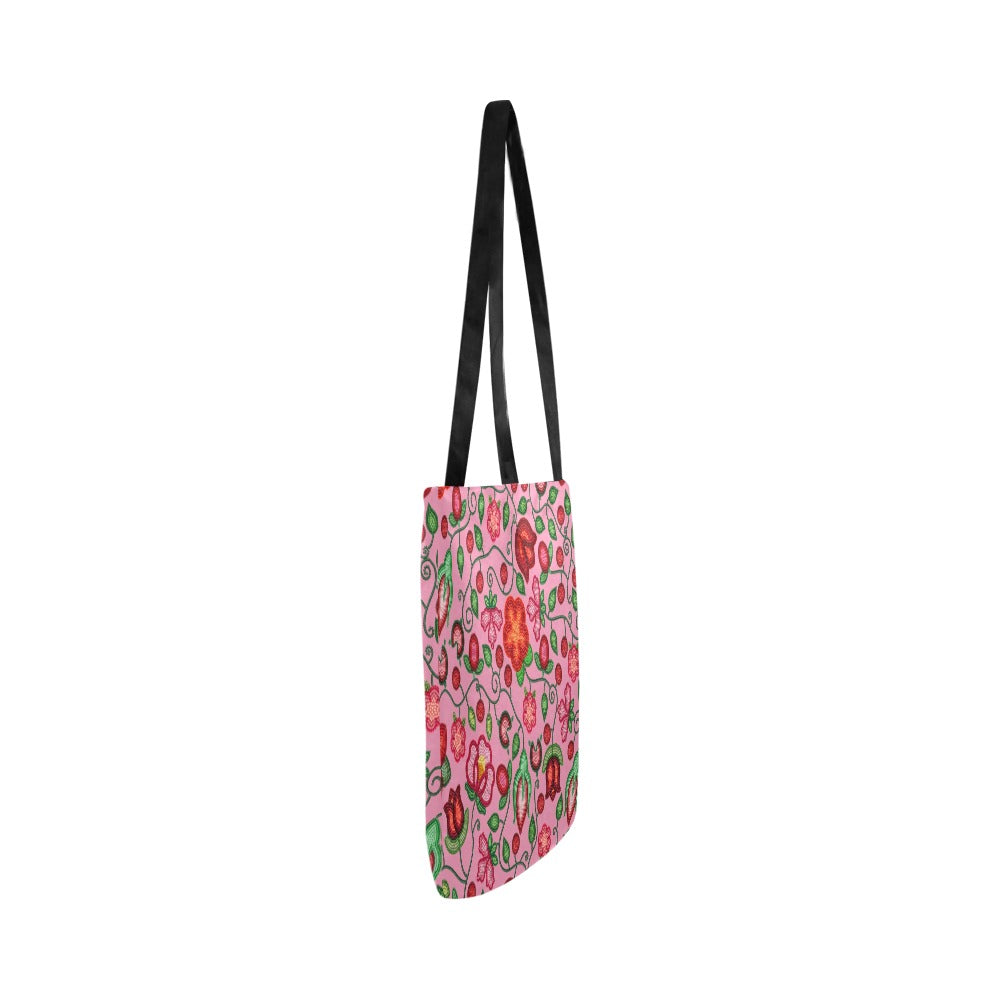 Rose Reverie Pink Reusable Shopping Bag (Two sides)