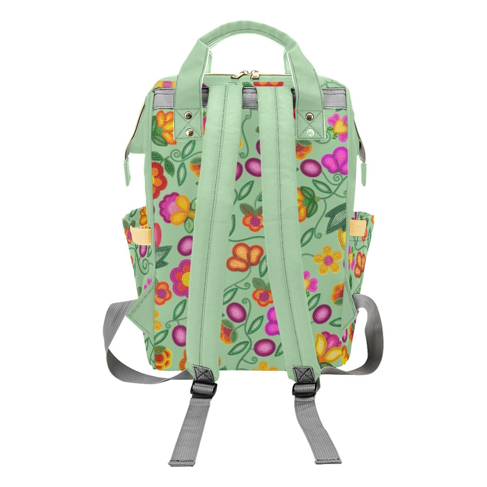Boreal Bounty Green Multi-Function Diaper Backpack/Diaper Bag