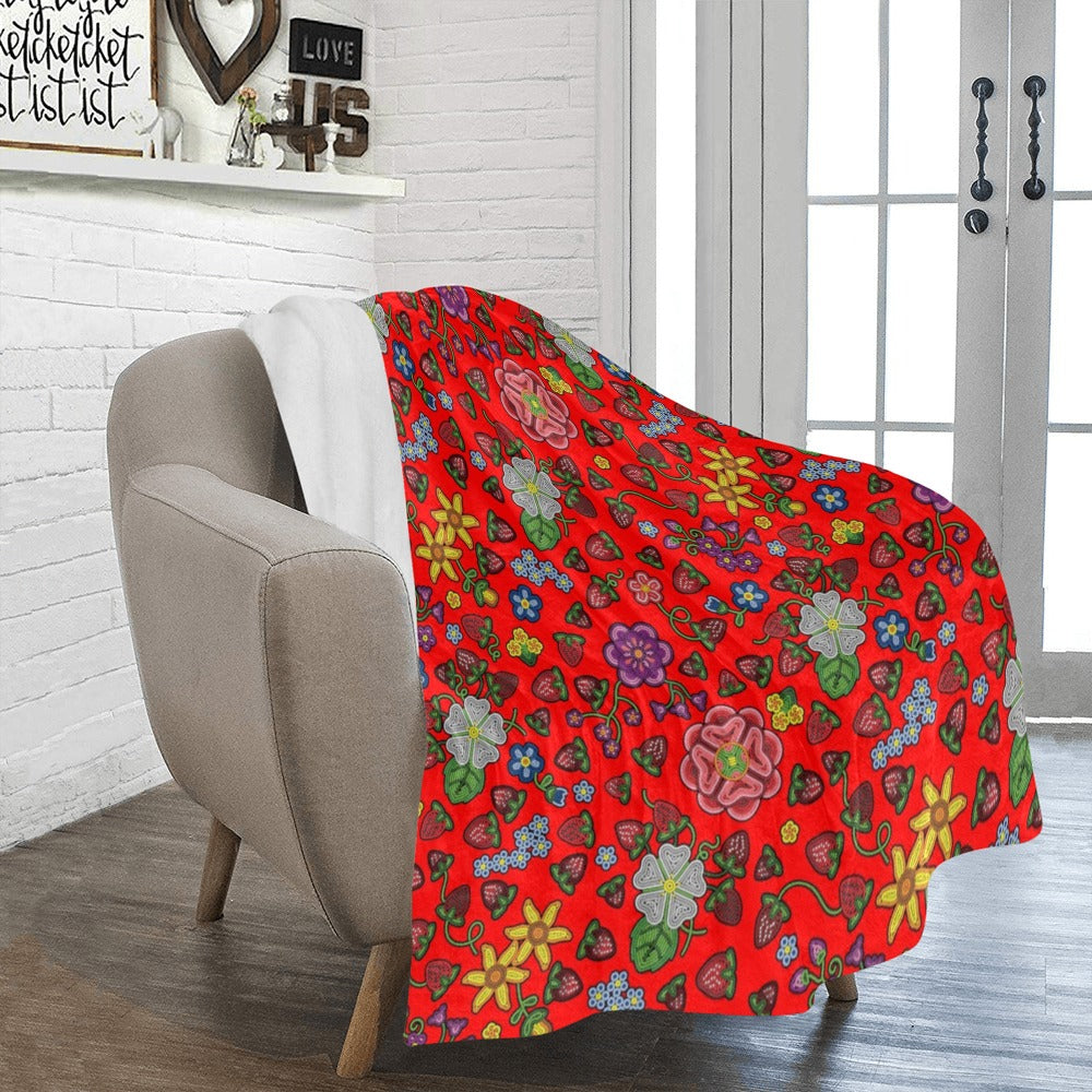 Berry Pop Fire Ultra-Soft Micro Fleece Blanket 50"x60"