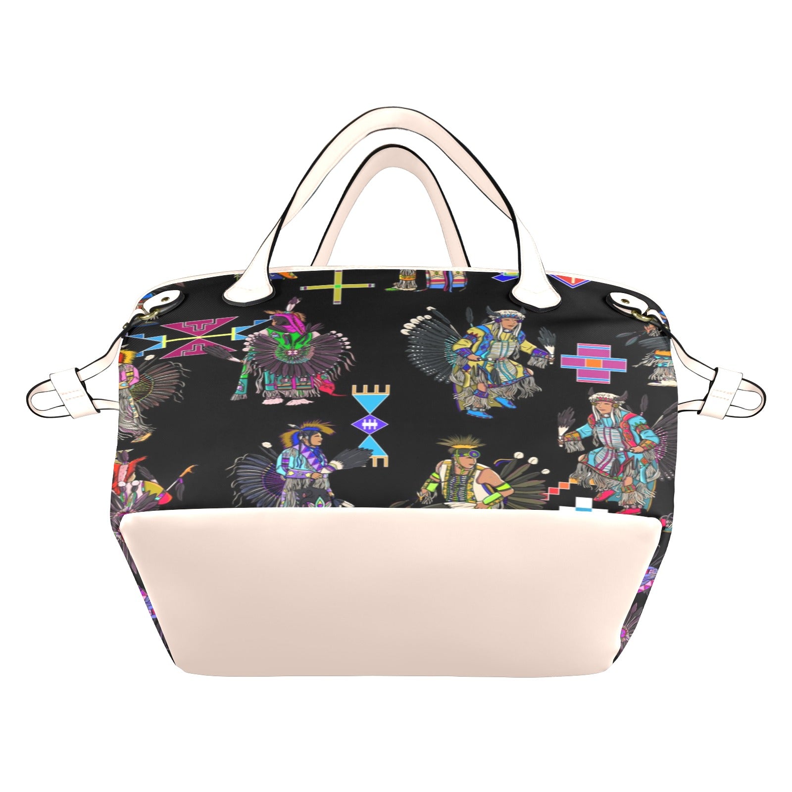 Men's Tradish Dancers Black Clover Canvas Tote Bag