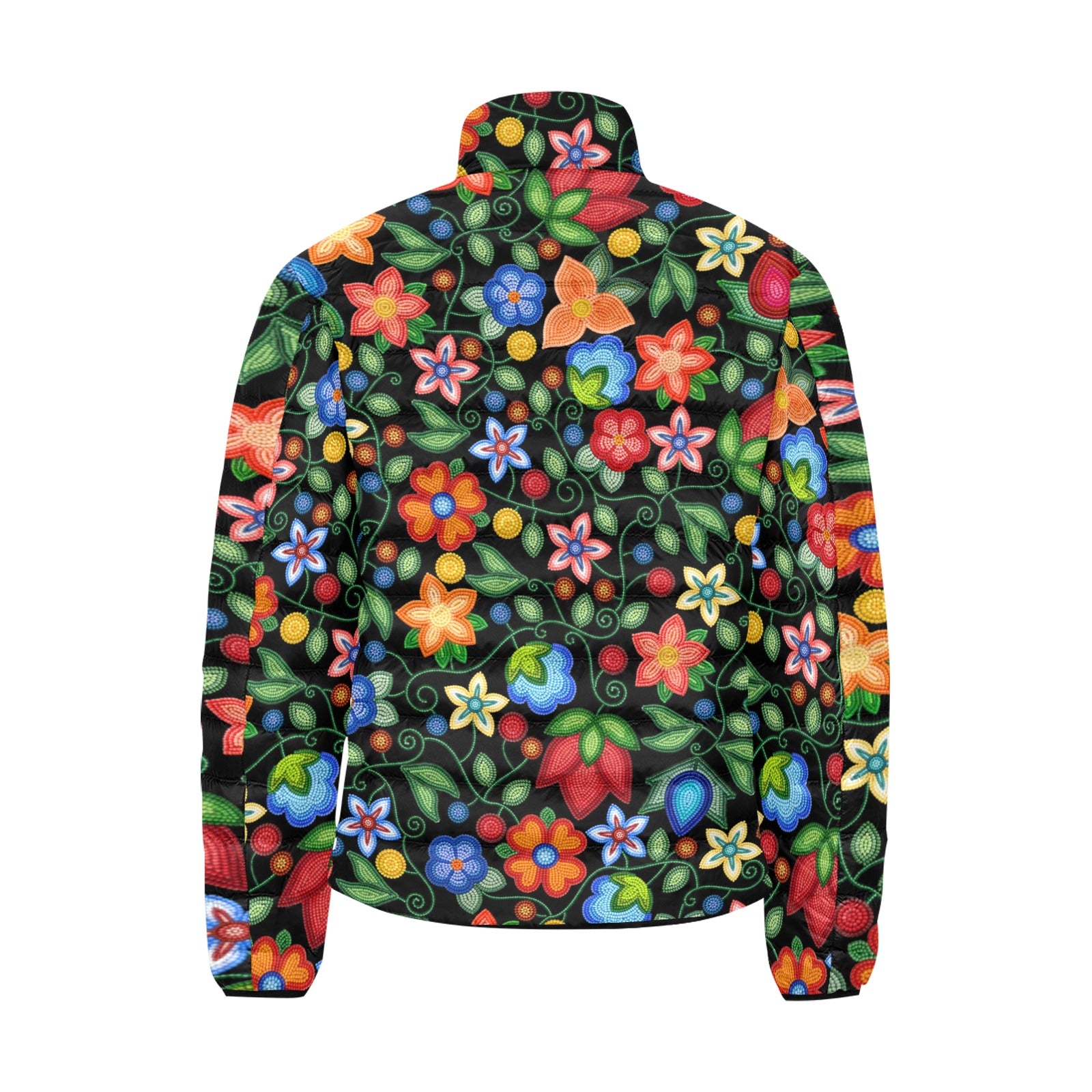 Morning Harmony Black Men's Padded Jacket