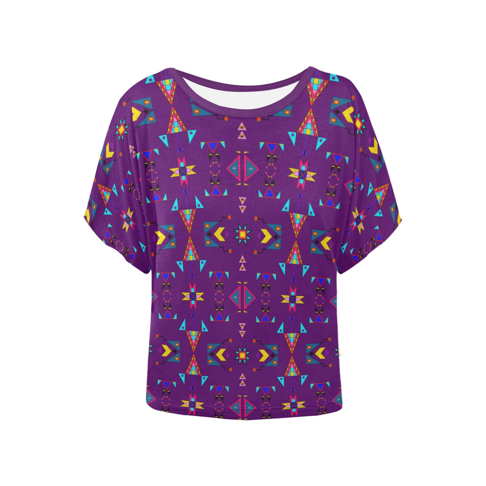 Enemy Territory Berry Women's Batwing-Sleeved Blouse T shirt