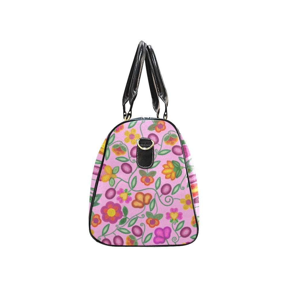 Boreal Bounty Pink Waterproof Travel Bag/Small