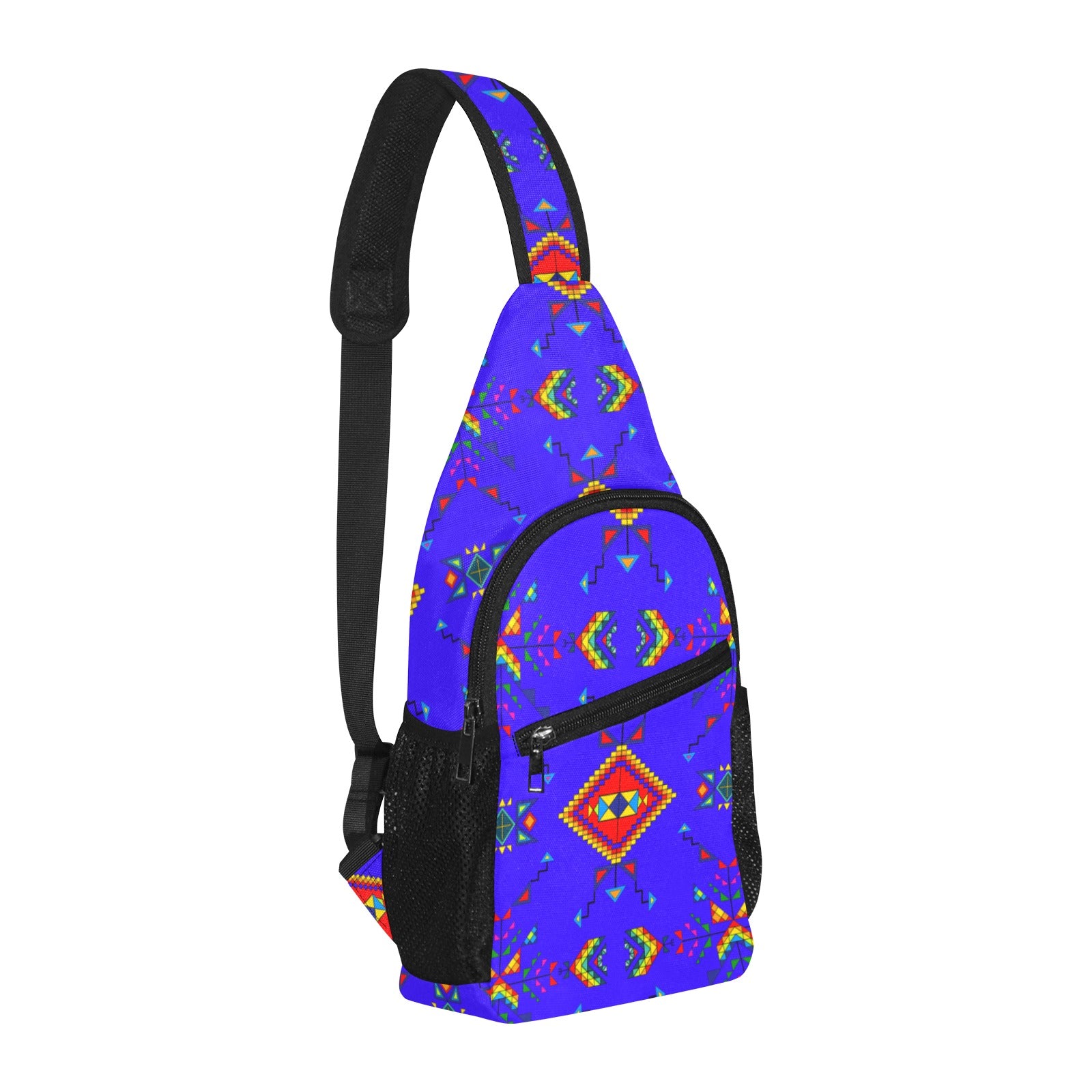 Buffalo Jump Blue Chest Bag