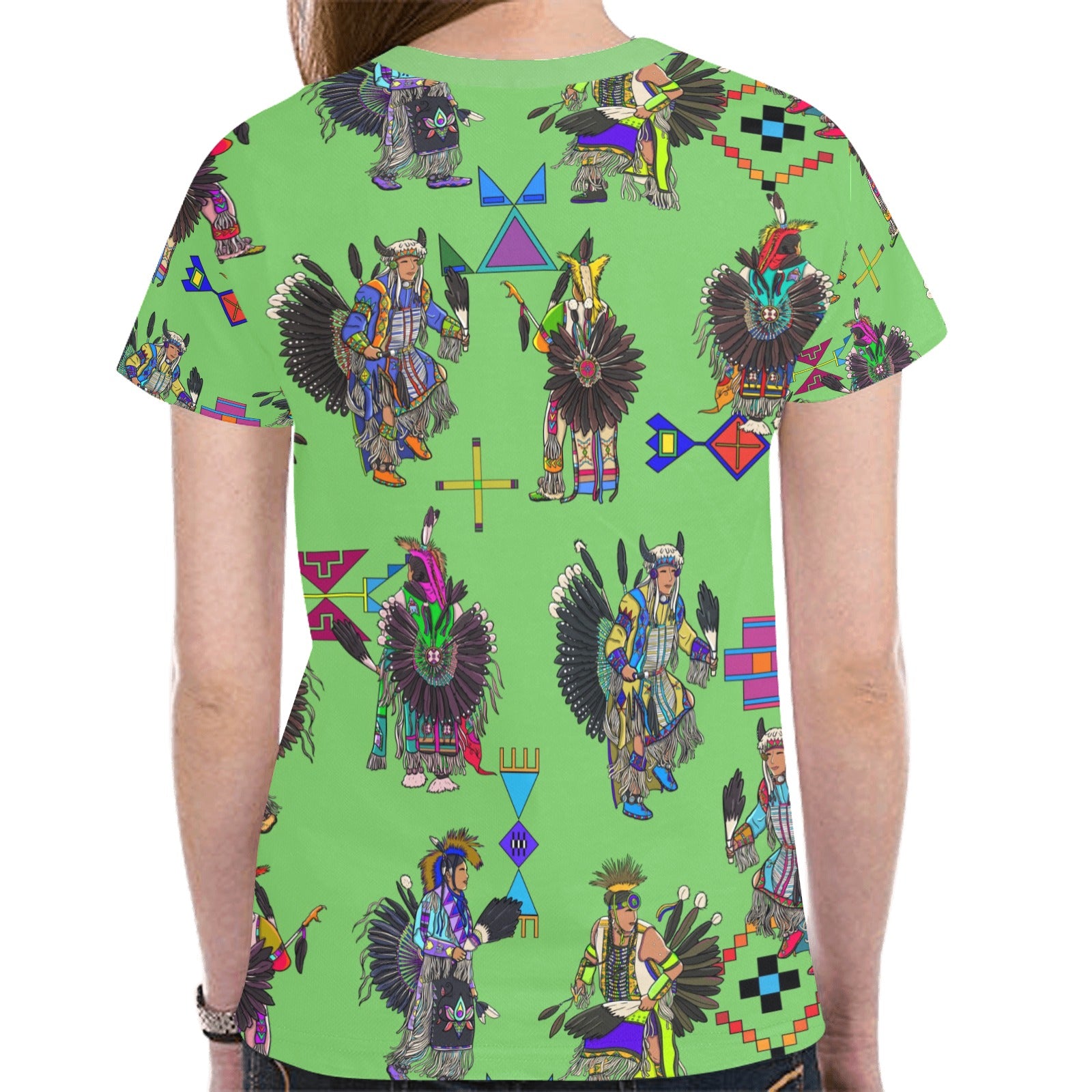 Men's Tradish Dancers Grass T-shirt for Women