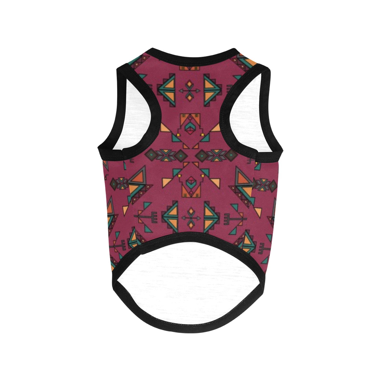 Arrow dawn Maroon Pet Tank Top