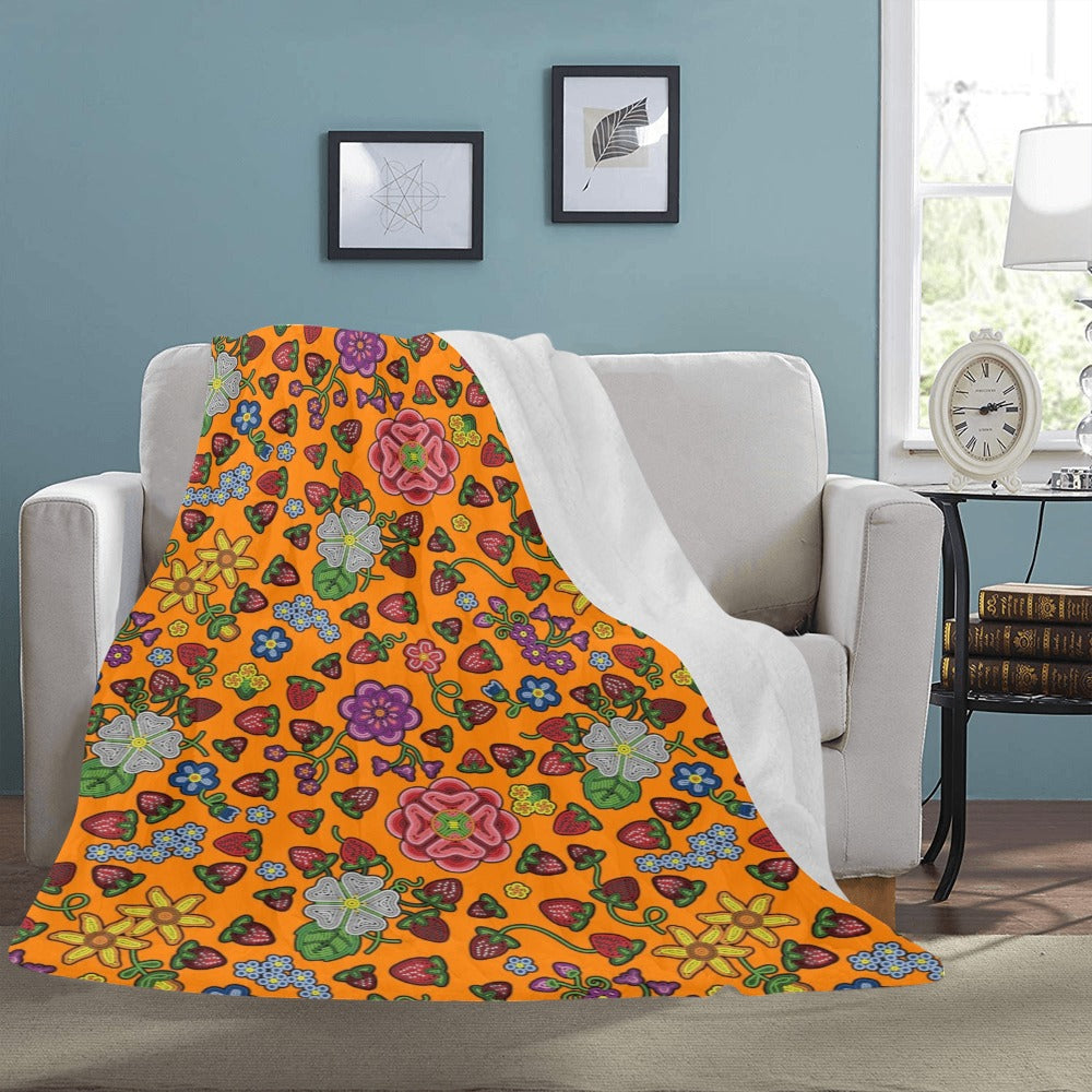Berry Pop Carrot Ultra-Soft Micro Fleece Blanket 60"x80"