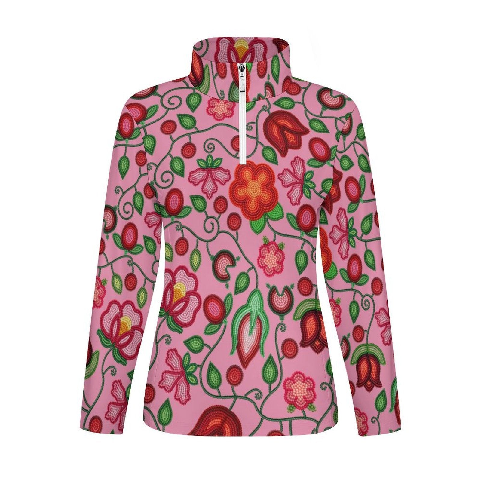 Rose Reverie Pink Long Sleeve Yoga Shirt