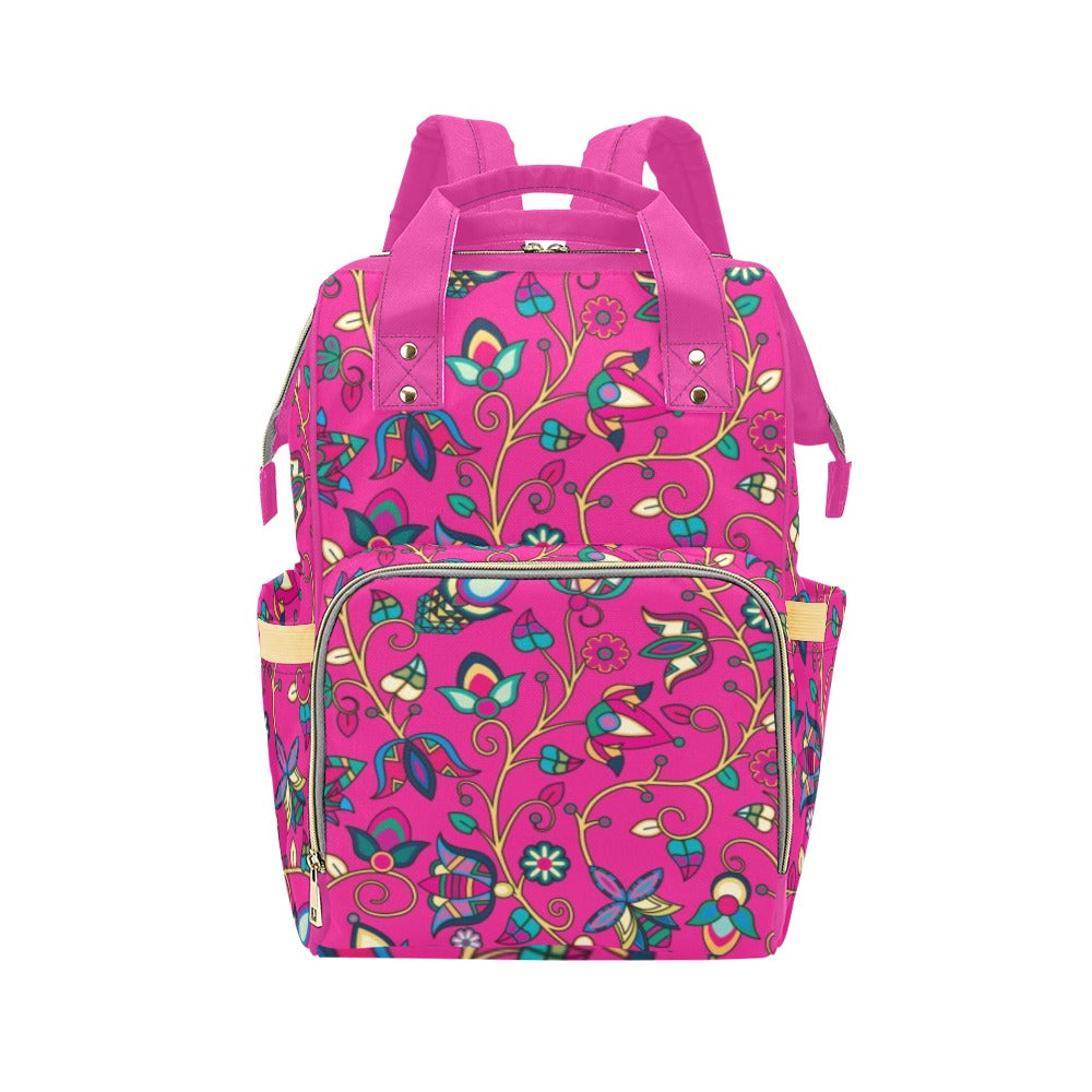Thorny Path Pink Multi-Function Diaper Backpack/Diaper Bag