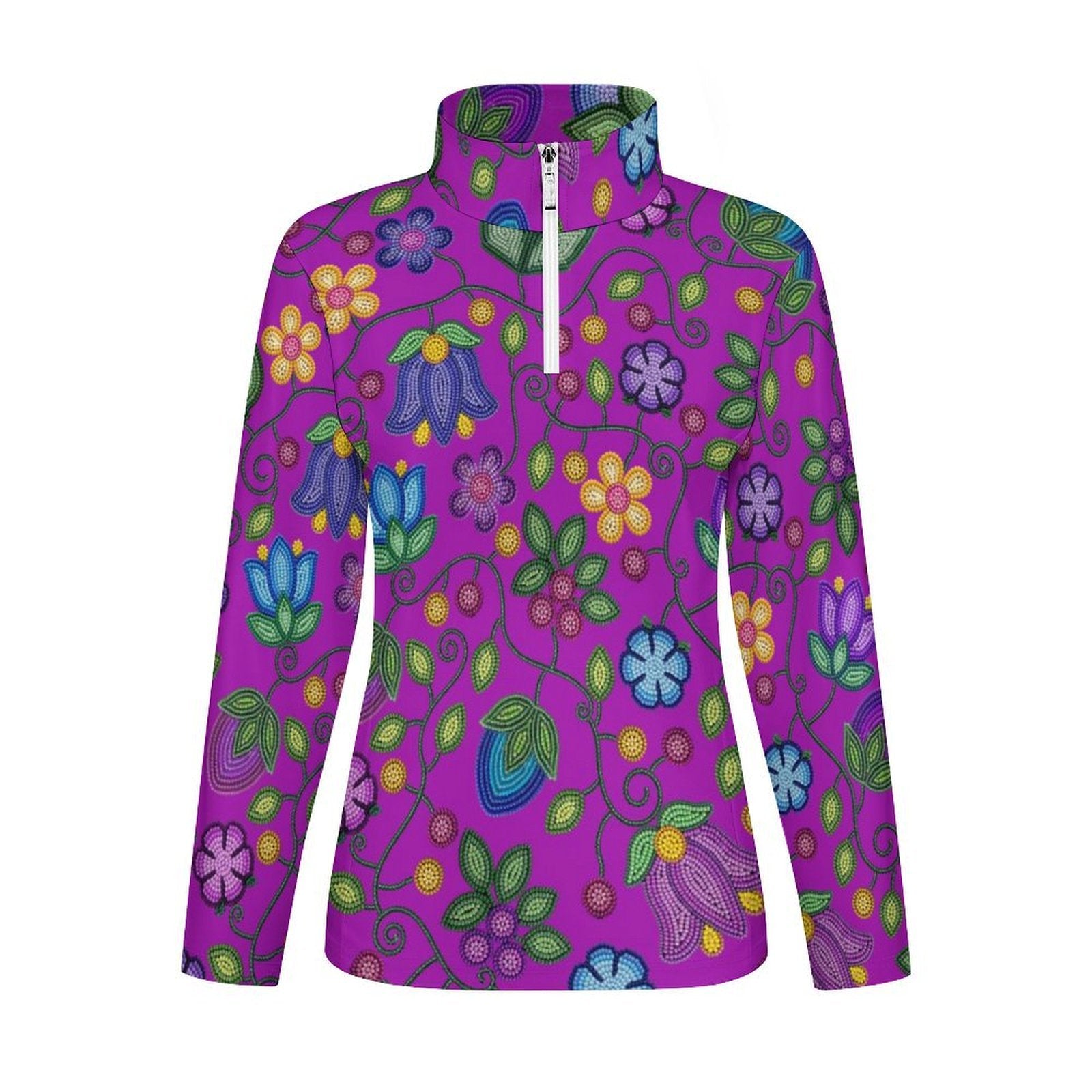 Bloom Uplift Purple Long Sleeve Yoga Shirt