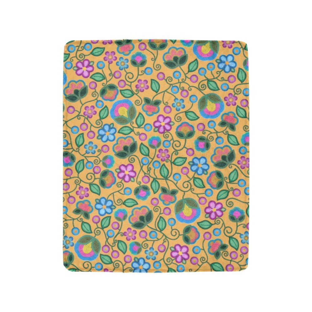 Turquoise Sunbeam Yellow Ultra-Soft Micro Fleece Blanket 40"x50"