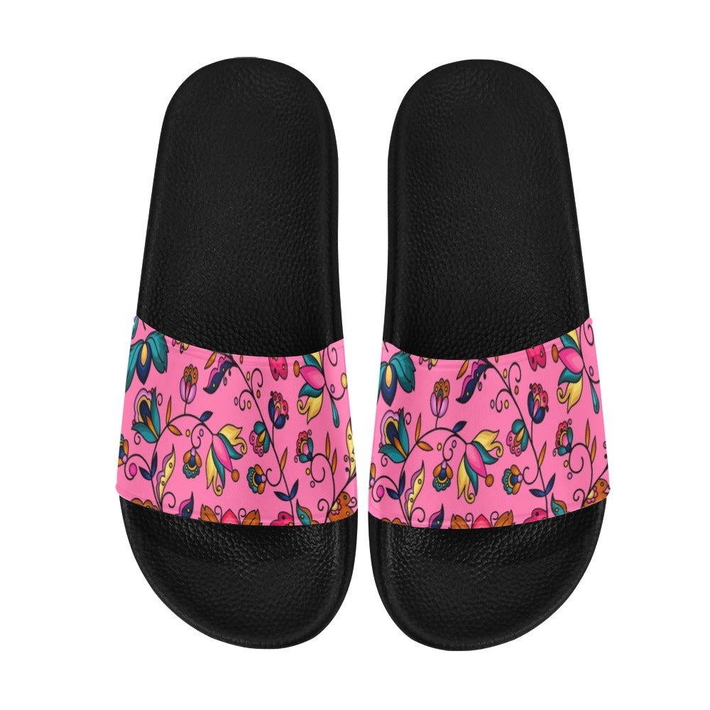 Copper Prairie Petals Pink Women's Slide Sandals