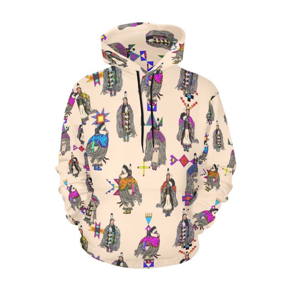 Women's Tradish Dancers  Muslin Hoodie for Women (USA Size)
