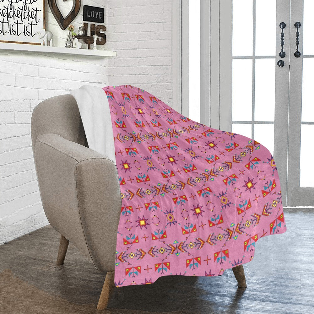 Scattered Generations Pink Ultra-Soft Micro Fleece Blanket 40"x50"