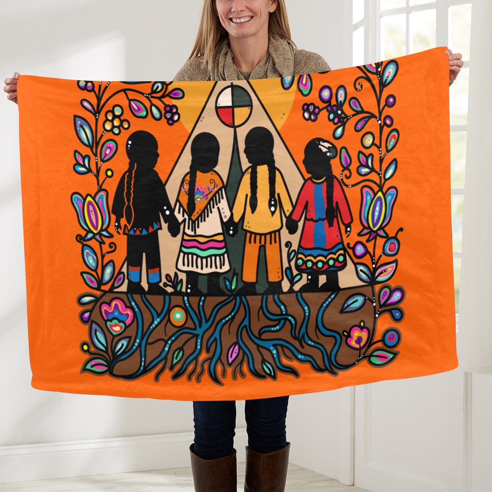 Rooted in Culture Style-02 Baby Blanket 40"x50"