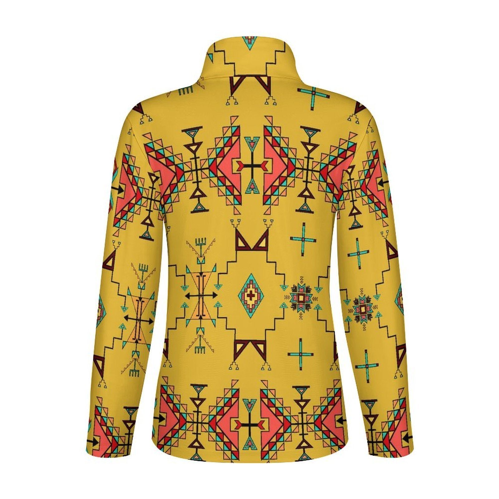 Thunder Flight Yellow Long Sleeve Yoga Shirt