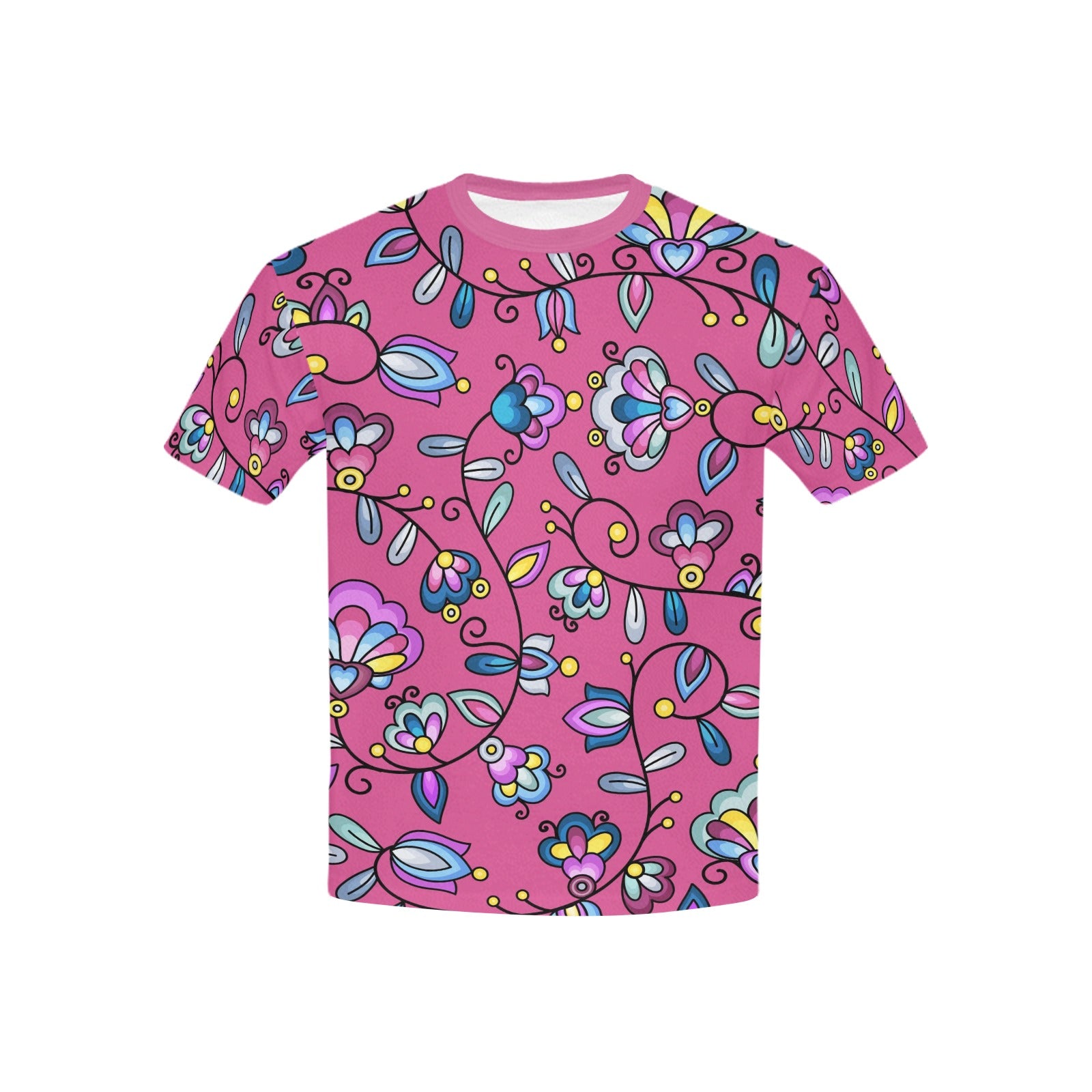 Autumn Bundle Blessing Pink Kids' T-shirt (USA Size)