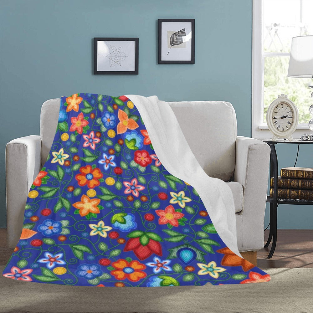 Morning Harmony Sapphire Ultra-Soft Micro Fleece Blanket 60"x80"