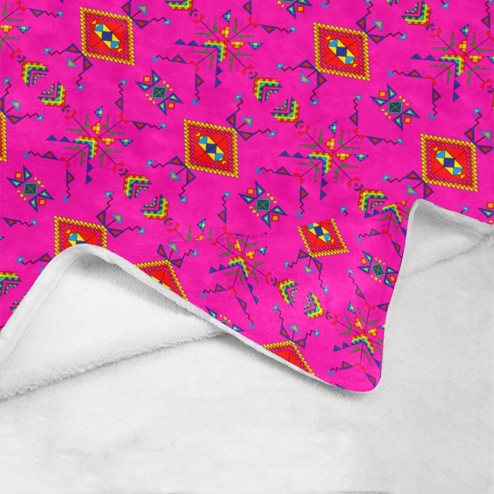 Buffalo Jump Pink Ultra-Soft Micro Fleece Blanket 50"x60"