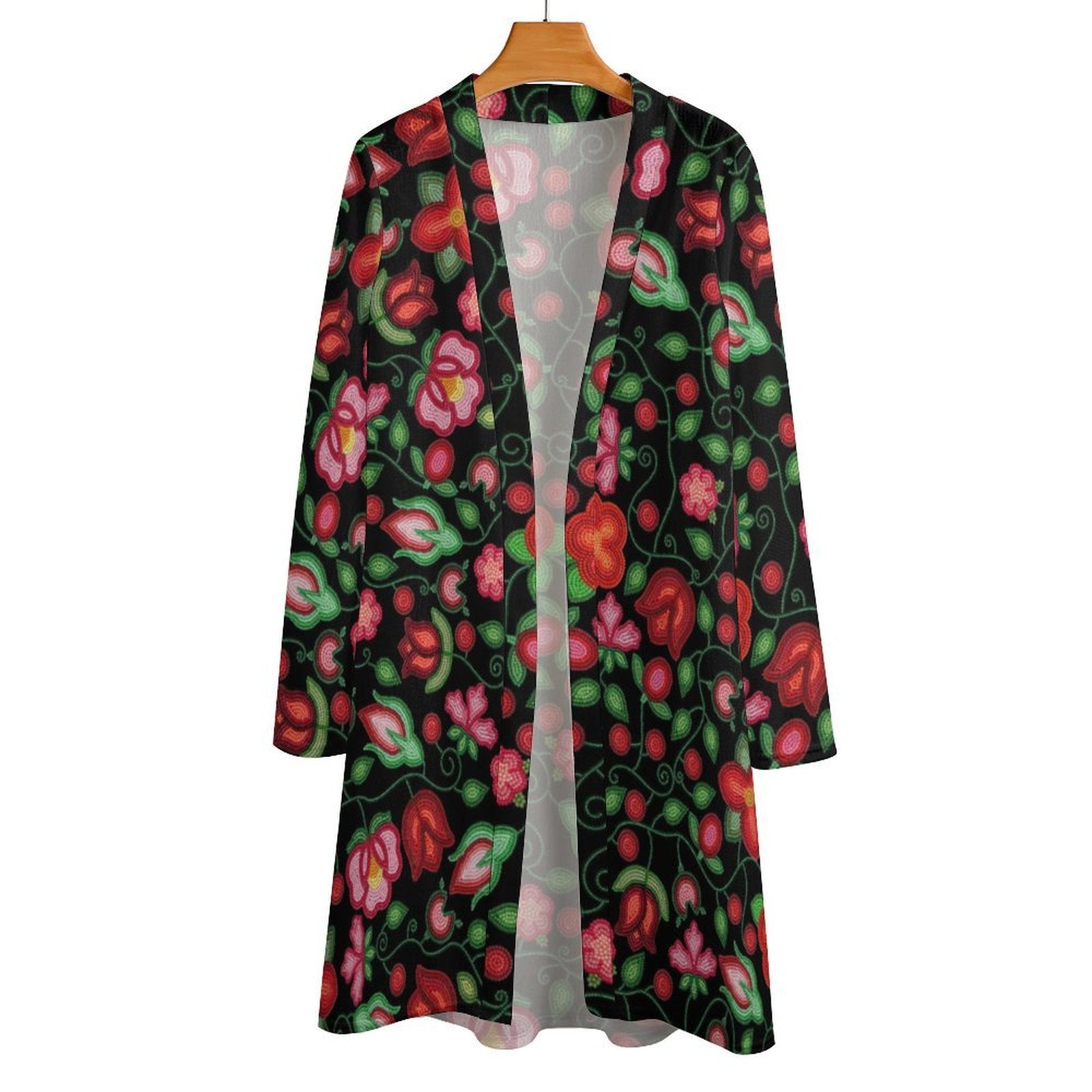Rose Reverie Black Cardigan