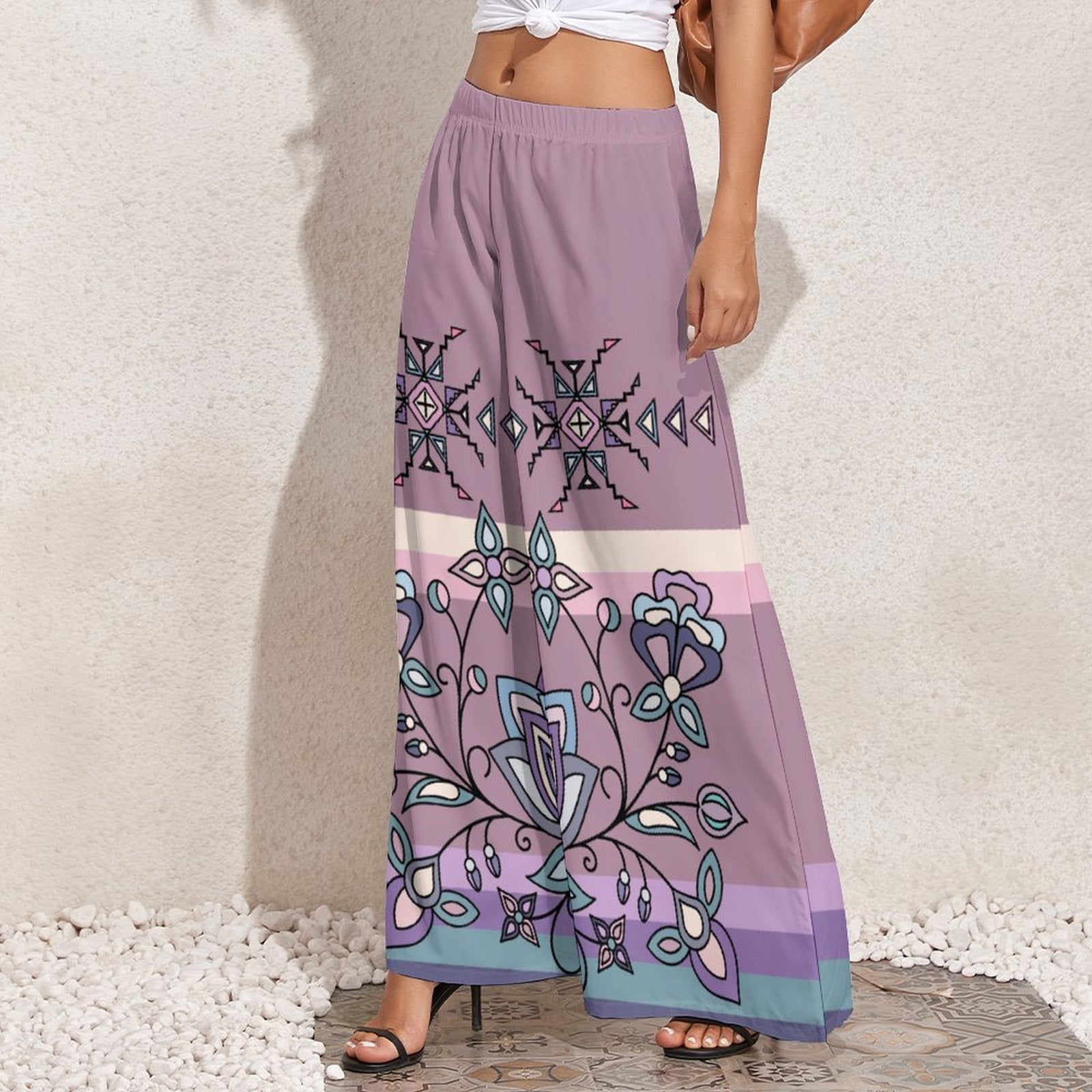 Snow Petal Spirit Ribbon Pant