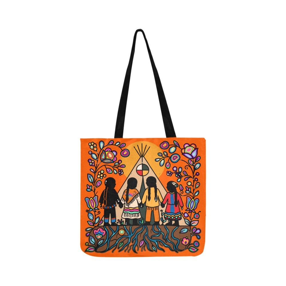 Rooted in Culture Reusable Shopping Bag (Two sides)