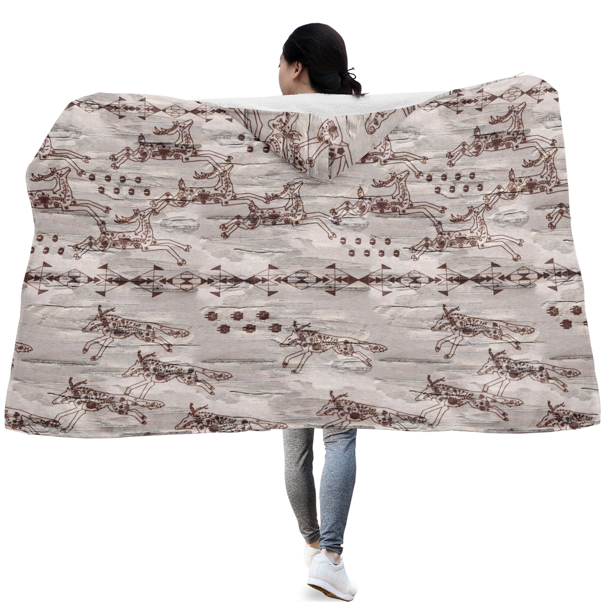 Flea Ridden Blanket Wild Run Hooded Blanket