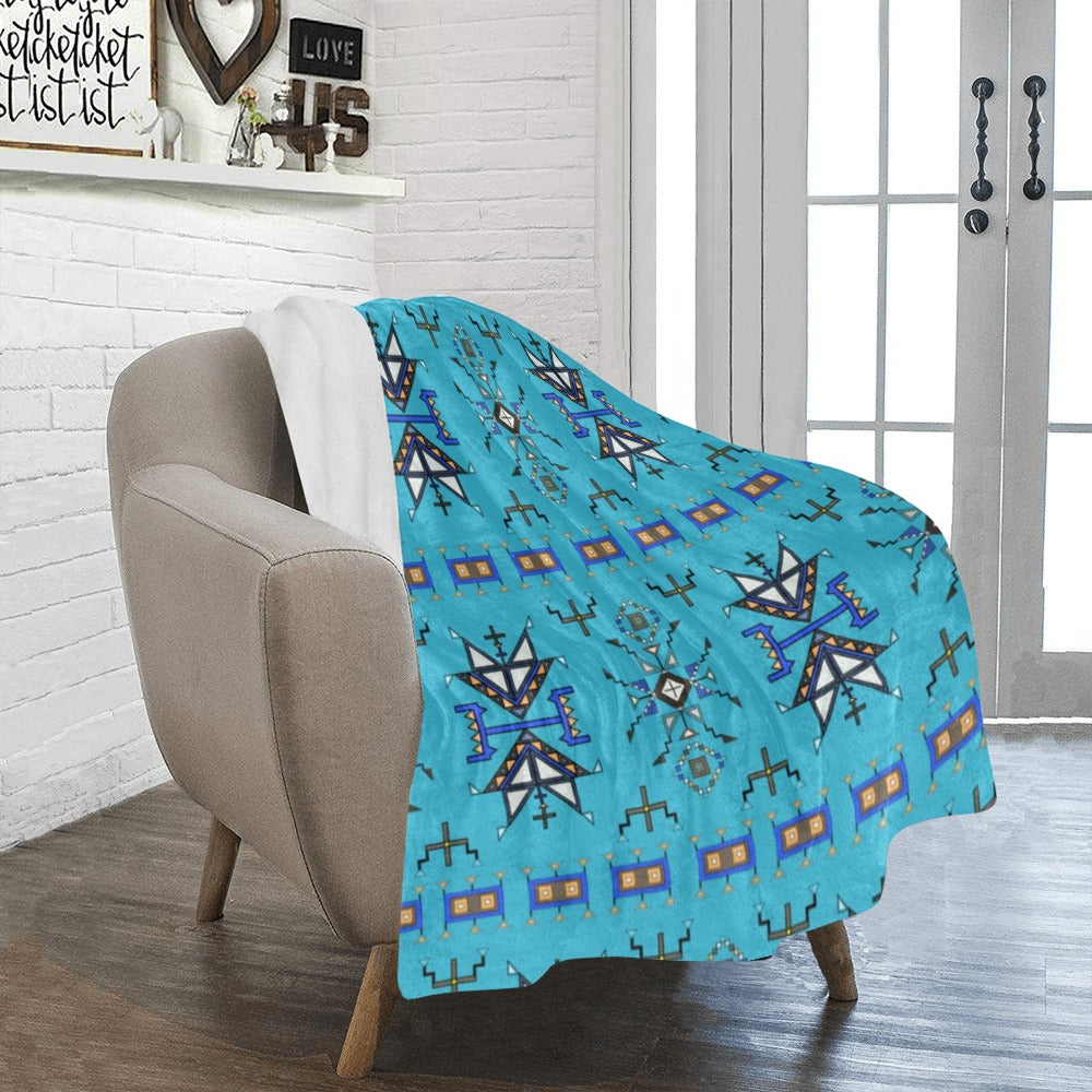 Eagle Strike Blue Ultra-Soft Micro Fleece Blanket 40"x50"