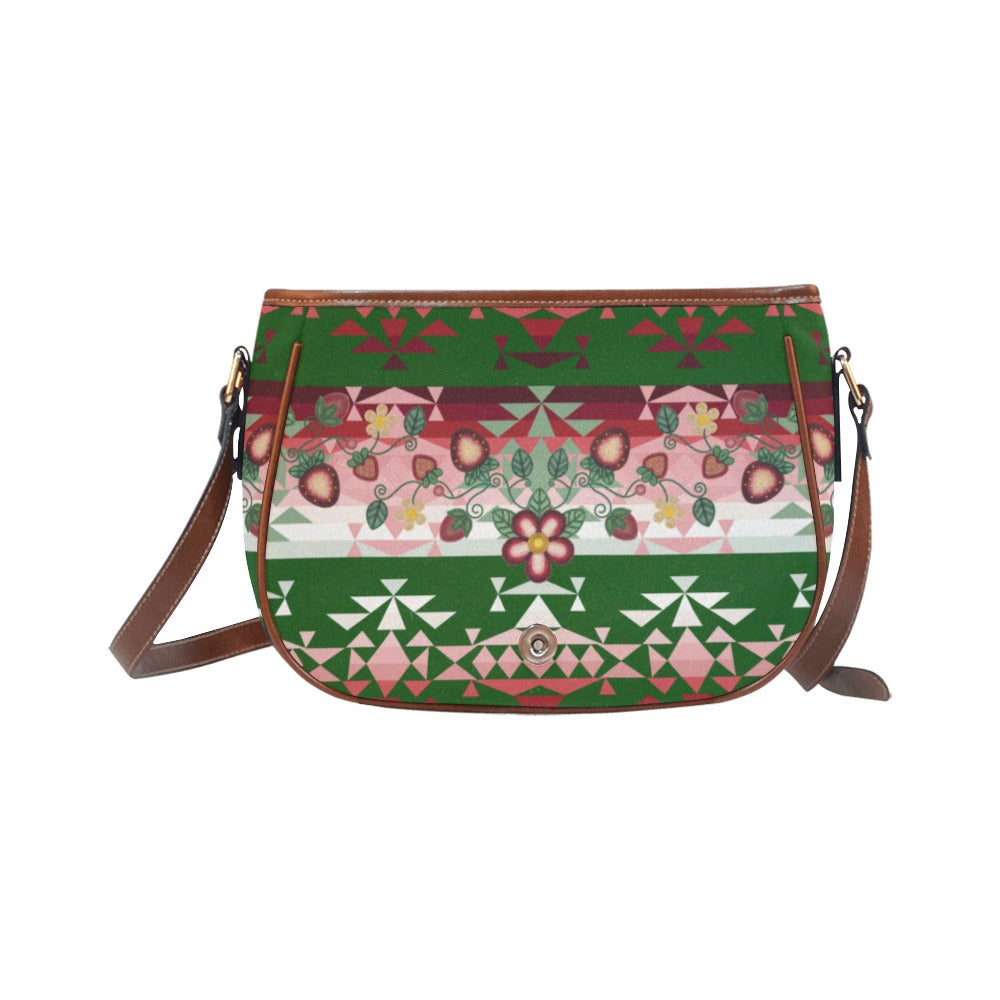 Sacred Berry Sage Saddle Bag/Large
