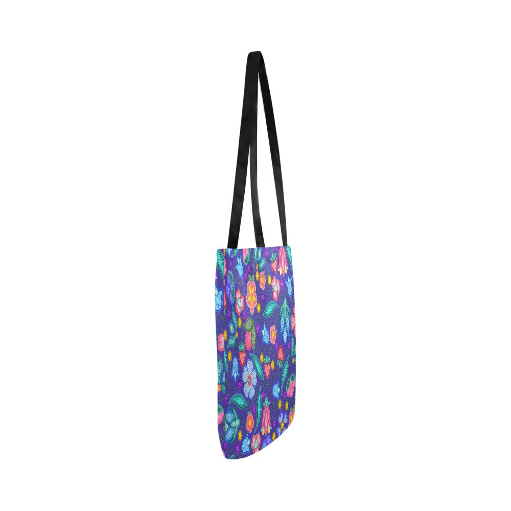 Sweet Offering Indigo Reusable Shopping Bag (Two sides)