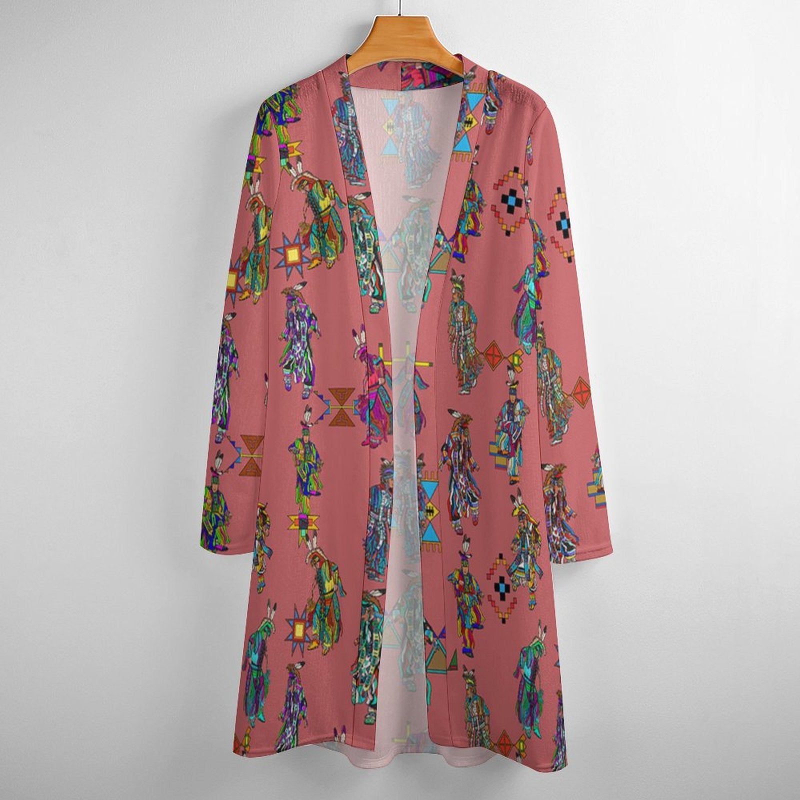 Men's Grass Dancers Terra Cotta Cardigan