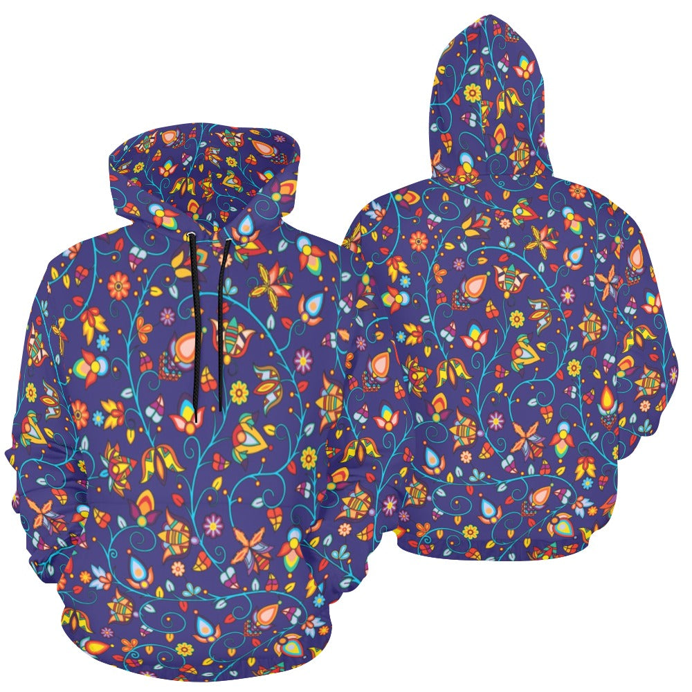 Thorny Path Blue Hoodie for Men (USA Size)