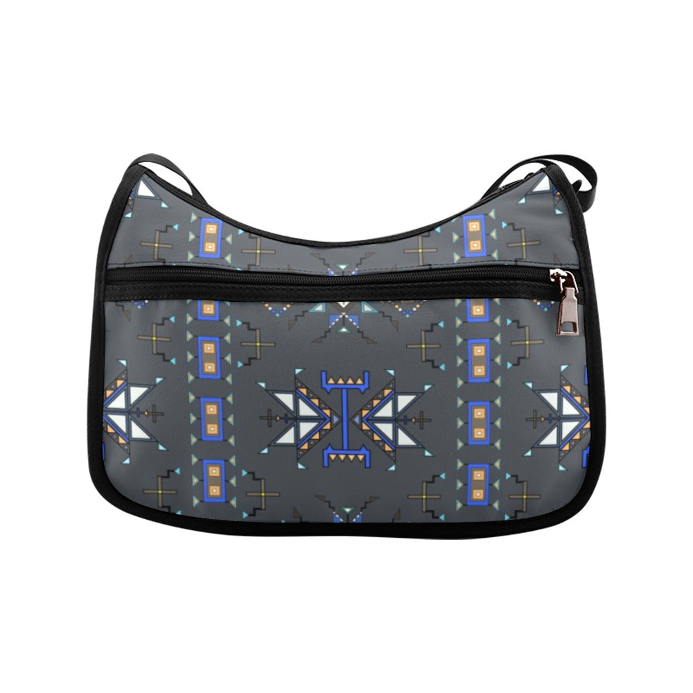 Eagle Strike Fabric Gray Crossbody Bag